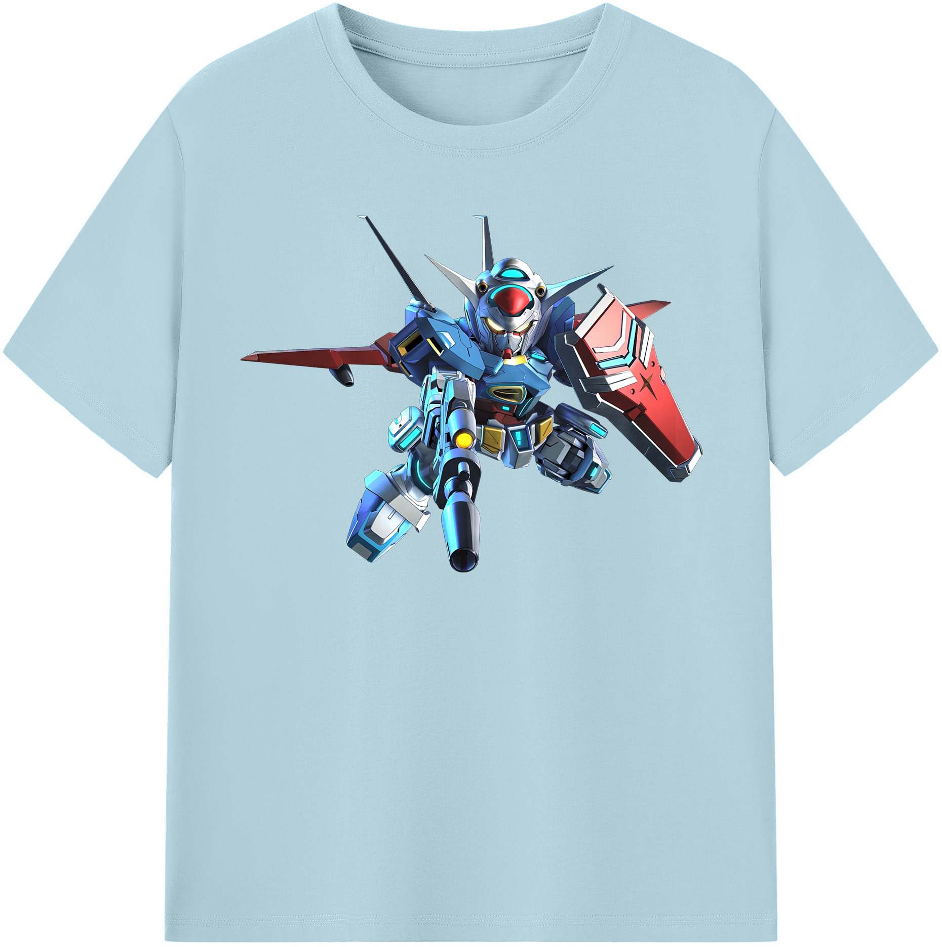 （画像用） 機動戦士ガンダム Mobile Suit Gundam 綿100％半袖Tシャツ（フロントプリント）